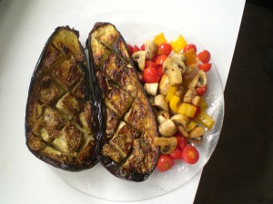 Eggplant and Veggie Plate